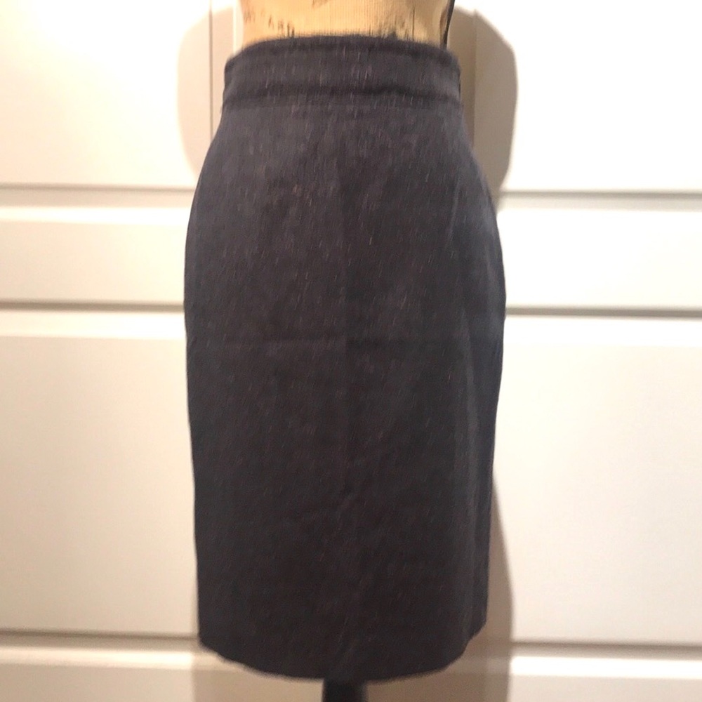 Classiques Entier Straight Pencil Wool Blend Skirt